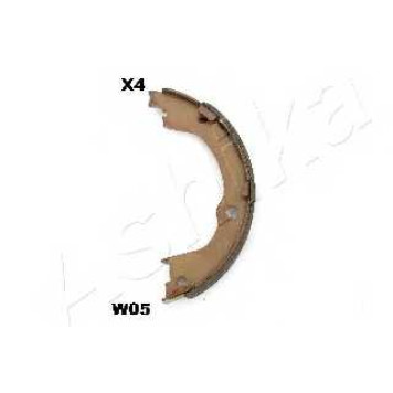 Комплект колодок стояночной тормозной системы ASHIKA 55-0W-W05