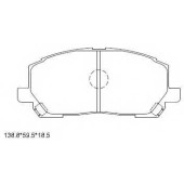 Колодки тормозные дисковые передний <b>ASIMCO KD2457</b>