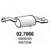 Глушитель выхлопных газов конечный ASSO 02.7066