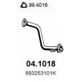 Труба выхлопного газа ASSO 04.1018