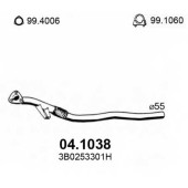 Труба выхлопного газа ASSO 04.1038