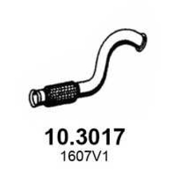 Труба выхлопного газа ASSO 10.3017