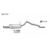Глушитель выхлопных газов конечный ASSO 11.7004
