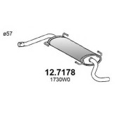 Глушитель выхлопных газов конечный ASSO 12.7178