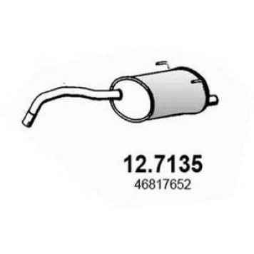 Глушитель выхлопных газов конечный ASSO 12.7135