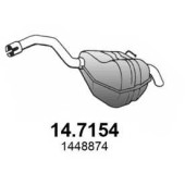 Глушитель выхлопных газов конечный ASSO 14.7154