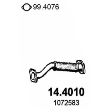 Труба выхлопного газа ASSO 14.4010