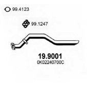 Труба выхлопного газа ASSO 19.9001