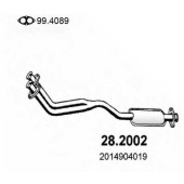 Предглушитель выхлопных газов ASSO 28.2002