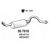 Глушитель выхлопных газов конечный ASSO 30.7015