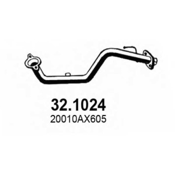 Труба выхлопного газа ASSO 32.1024