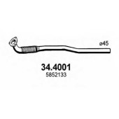 Труба выхлопного газа ASSO 34.4001