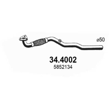 Труба выхлопного газа ASSO 34.4002