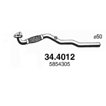 Труба выхлопного газа ASSO 34.4012