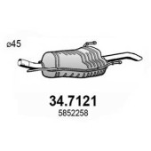 Глушитель выхлопных газов конечный ASSO 34.7121