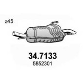 Глушитель выхлопных газов конечный ASSO 34.7133