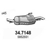 Глушитель выхлопных газов конечный ASSO 34.7148