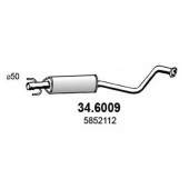 Средний глушитель выхлопных газов ASSO 34.6009