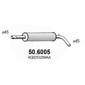 Средний глушитель выхлопных газов ASSO 50.6005