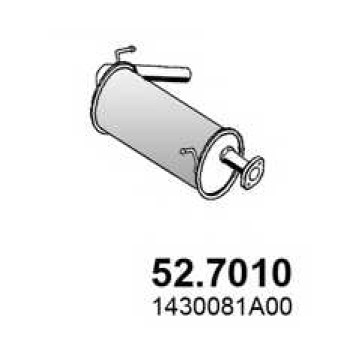 Глушитель выхлопных газов конечный ASSO 52.7010