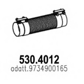 Гофрированная труба выхлопной системы ASSO 530.4012