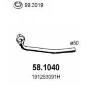 Труба выхлопного газа ASSO 58.1040