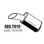 Средний / конечный глушитель ОГ ASSO 585.7010