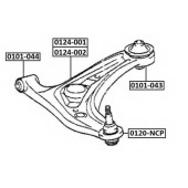 Подвеска, рычаг независимой подвески колеса <b>ASVA 0101044</b>