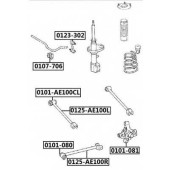 Сайлентблок, рычаг независимой подвески колеса <b>ASVA 0101081</b>