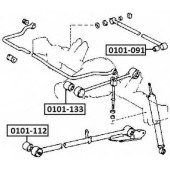 Сайленблок задней верхней продольной тяги <b>ASVA 0101133</b>