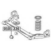 Сайлентблок, рычаг независимой подвески колеса <b>ASVA 0101226</b>