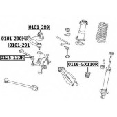 Сайлентблок заднего поперечного рычага <b>ASVA 0101291</b>