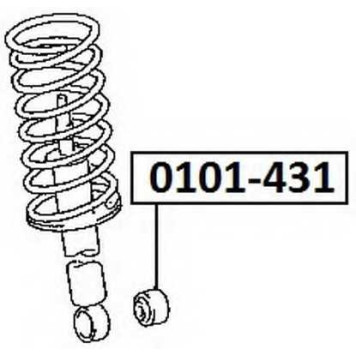 Сайлентблок, рычаг независимой подвески колеса <b>ASVA 0101431</b>