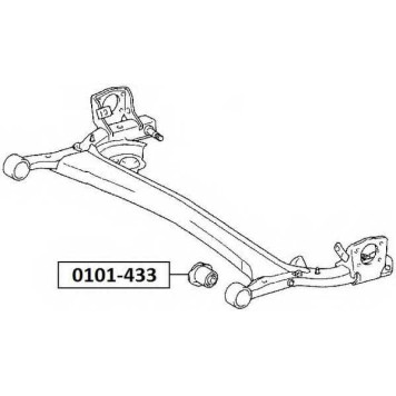 Сайленблок задней балки <b>ASVA 0101433</b>