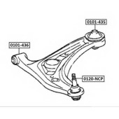 Сайлентблок, рычаг независимой подвески колеса <b>ASVA 0101435</b>