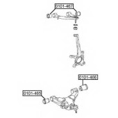 Сайлентблок, рычаг независимой подвески колеса <b>ASVA 0101465</b>