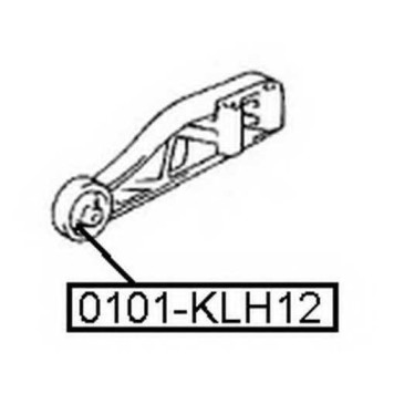 Сайлентблок опоры дифференциала <b>ASVA 0101KLH12</b>