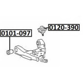 Снят с производства, опора шаровая нижнего рычага <b>ASVA 0120-390</b>