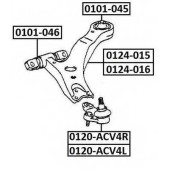 Опора шаровая левая <b>ASVA 0120ACV4L</b>