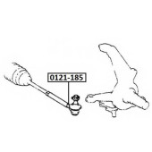 Наконечник рулевой <b>ASVA 0121185</b>