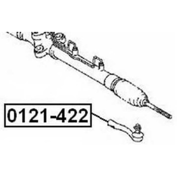 Наконечник поперечной рулевой тяги <b>ASVA 0121422</b>