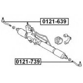 Наконечник рулевой левый <b>ASVA 0121739</b>