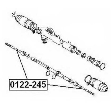 Тяга рулевая <b>ASVA 0122245</b>