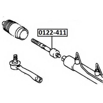 Тяга рулевая <b>ASVA 0122411</b>