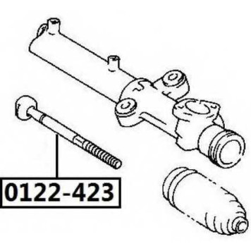 Тяга рулевая / шарнир осевой <b>ASVA 0122423</b>