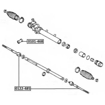 Тяга рулевая <b>ASVA 0122485</b>