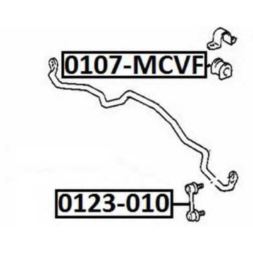 Стойка стабилизатора <b>ASVA 0123010</b>