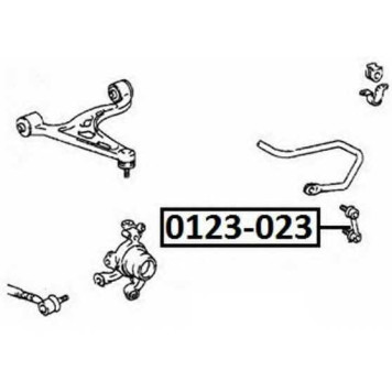 Стойка стабилизатора <b>ASVA 0123023</b>