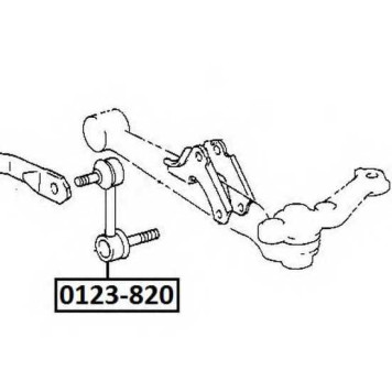 Стойка стабилизатора <b>ASVA 0123820</b>