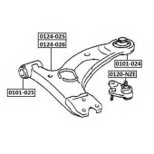 Рычаг передний левый <b>ASVA 0124026</b>